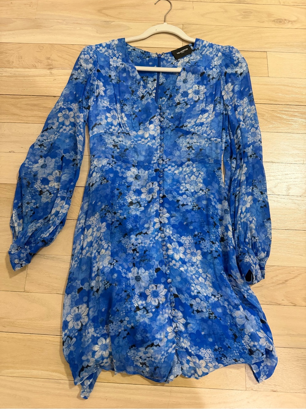 The Kooples Blue Floral Women's Dress